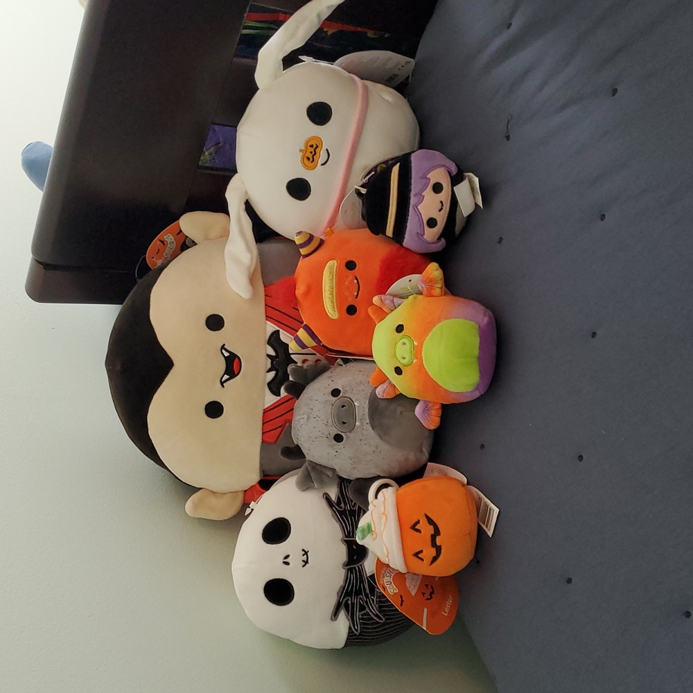 Halloween Themed Squishmallow Set NWT Nightmare Before Christmas